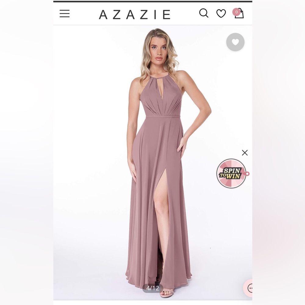Azazie Evalleen Bridesmaid Dress in Dusty Rose